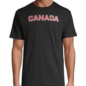 BRAND NEW men Hudson Bay HBC hbc Canada black tee shirts size M & L